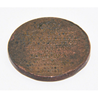 MEDALLA AL DUQUE DE LA VICTORIA MAYO 1856