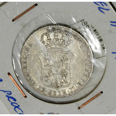 MONEDA PROCLAMACION ISABEL II MADRID 1833