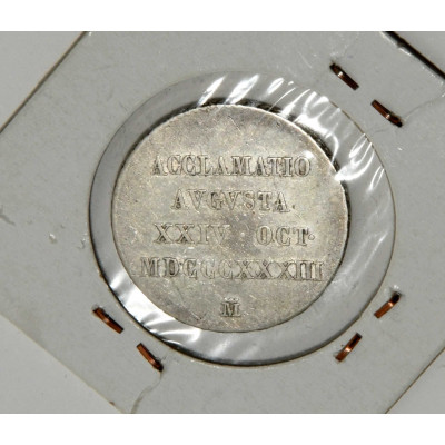 MONEDA PROCLAMACION ISABEL II MADRID 1833