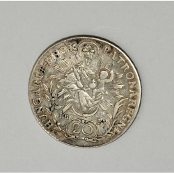 MONEDA 20 KREUZER 1780 PLATA