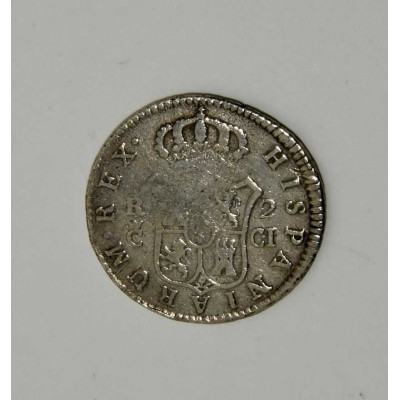 MONEDA 2 REALES 1811 FERNANDIO VII CADIZ PLATA