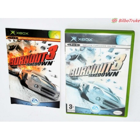 VIDEOJUEGO XBOX BURNOUT 3 TAKEDOWN