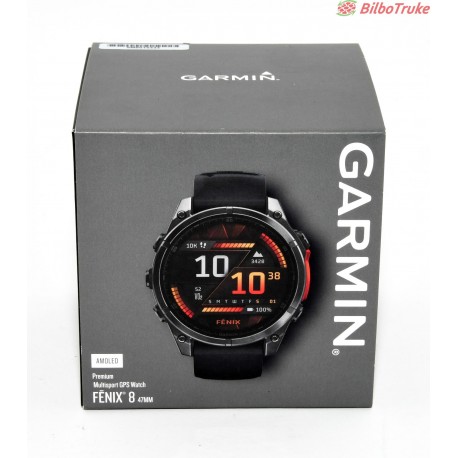 RELOJ DEPORTIVO GARMIN FENIX 8 47MM AMOLED PREMIUM MULTISPORT GPS