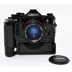 CANON REFLEX ANALOGICA CANON A-1 + 50MM F:1.4 + GRIP