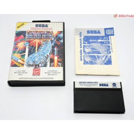 VIDEOJUEGO SEGA MASTER SYSTEM ARCADE SMASH HITS