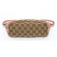 BOLSO DE TELA Y CUERO GUCCI