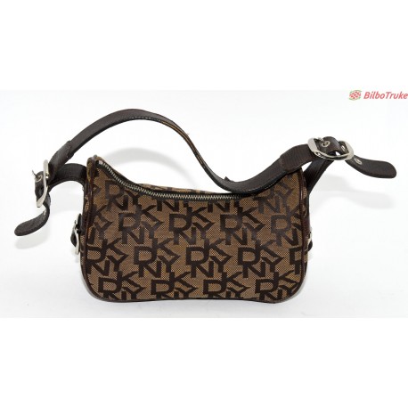 BOLSO DE TELA Y CUERO DONNA KARAN