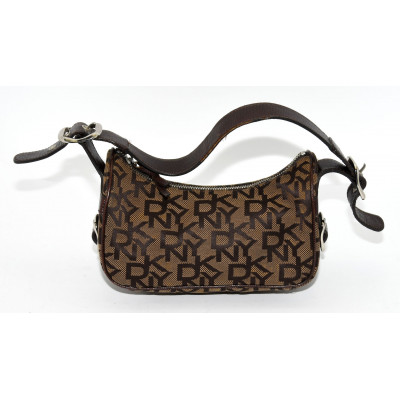 BOLSO DE TELA Y CUERO DONNA KARAN