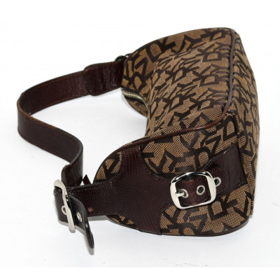 BOLSO DE TELA Y CUERO DONNA KARAN