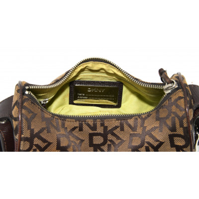 BOLSO DE TELA Y CUERO DONNA KARAN