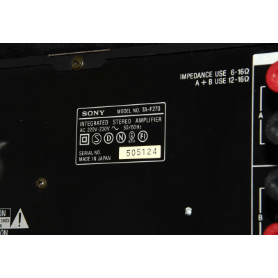 AMPLIFICADOR SONY TA F270