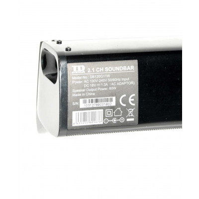 BARRA SONIDO TD SYSTEMS SB120G11W SIN WOOFER
