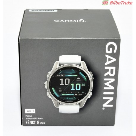 RELOJ DEPORTIVO GARMIN FENIX 8 43MM AMOLED PREMIUM MULTISPORT GPS