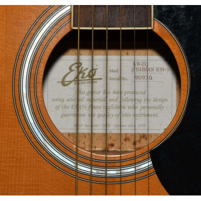 GUITARRA ELECTROACUSTICA EKO KW EQ FISHMAN ION