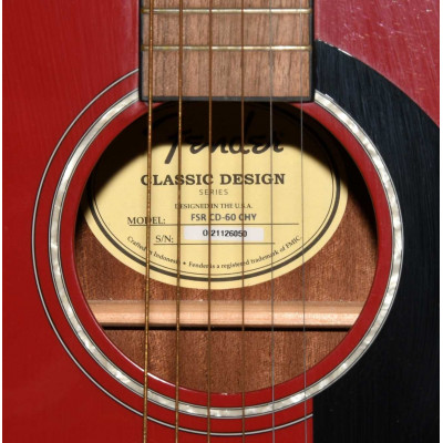 GUITARRA ACUSTICA FENDER FSR CD-60 CHY