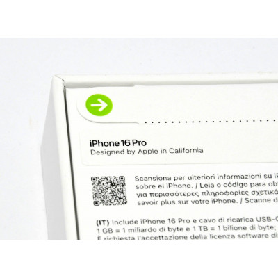 APPLE IPHONE 16 PRO 128GB BLACK TITANIUM PRECINTADO