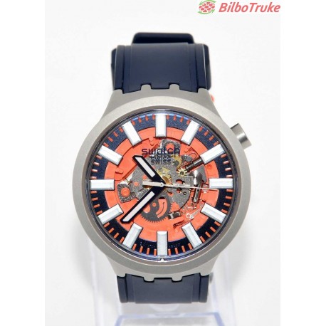 RELOJ SWATCH ORANGE IN THE WORKS