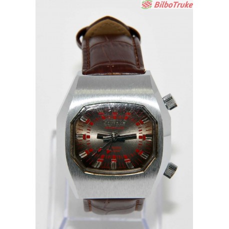 RELOJ SUIZO SAYTOKO CON ALARMA Y DESPERTADOR