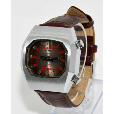 RELOJ SUIZO SAYTOKO CON ALARMA Y DESPERTADOR