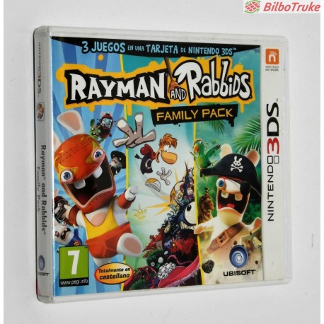 VIDEOJUEGO NINTENDO 3DS RAYMAN RABBIDS FAMILY PACK
