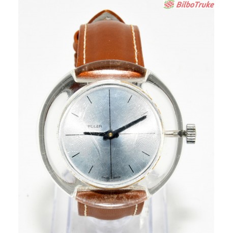 RELOJ MECANICO BULER ACRILIC ART DECO