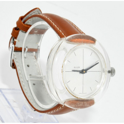 RELOJ MECANICO BULER ACRILIC ART DECO