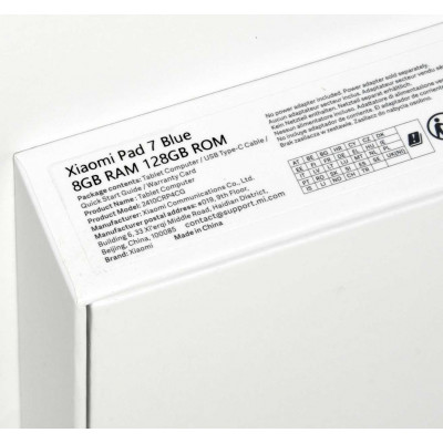 TABLET XIAOMI PAD 7 128GB AZUL NUEVO