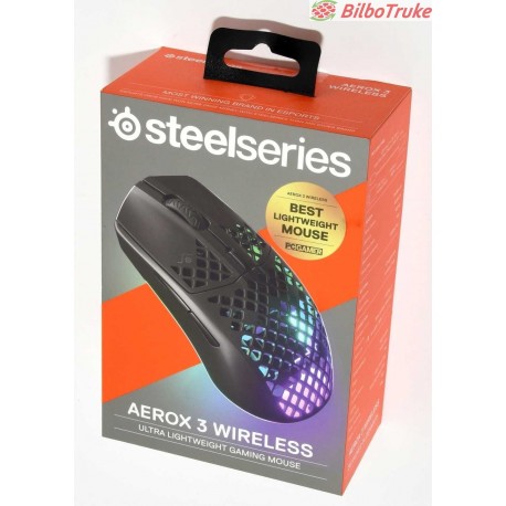 RATON INALAMBRICO STEELSERIES AEROX 3 NUEVO
