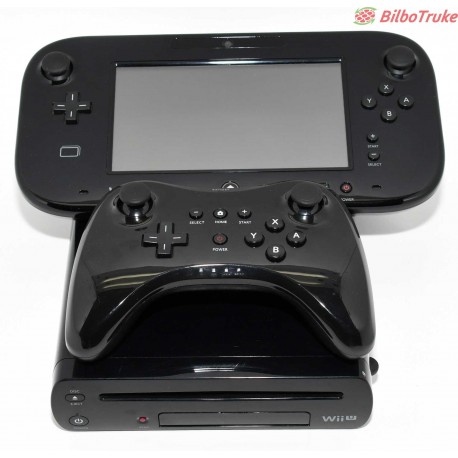 CONSOLA WII U NEGRA PREMIUM PACK