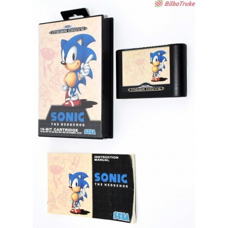 VIDEOJUEGO SEGA MEGA DRIVE SONIC THE HEDGEHOG
