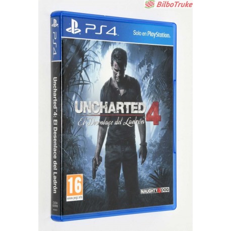 VIDEOJUEGO PS4 UNCHARTED 4