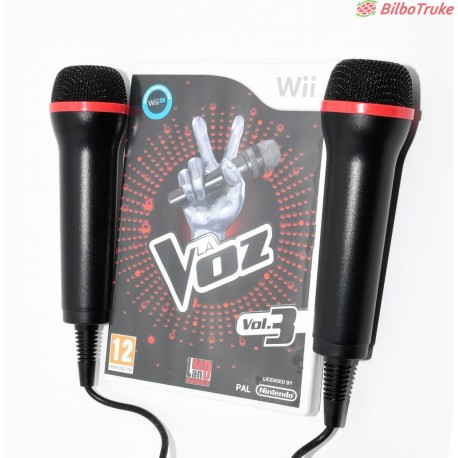 VIDEOJUEGO NINTENDO WII LA VOZ 3
