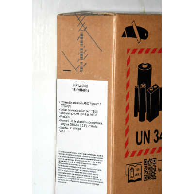 PORTATIL HP 15-FC0149NS / RYZEN 7 7730U / 1TB SSD / 16GB RAM