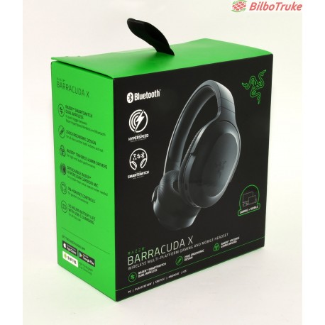 AURICULARES GAMING RAZER BARRACUDA X PRECINTADO