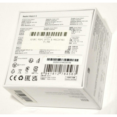 SMARTWATCH XIAOMI REDMI WATCH 5 NUEVO