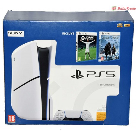 CONSOLA PS5 SLIM OPTICO 1TB BLANCA NUEVO