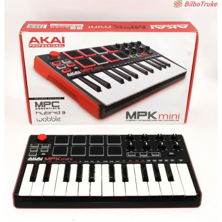 TECLADO CONTROLADORA AKAI MPK MINI