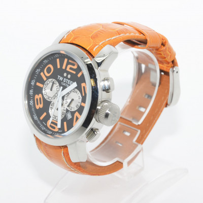 RELOJ TW STEEL CHRONO  BLACK ORANGE