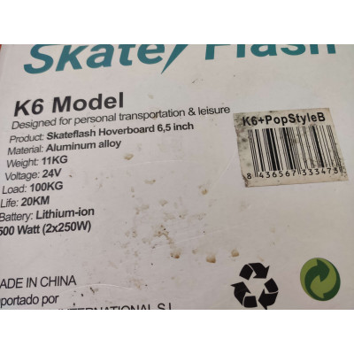 HOVERBOARD ELECTRICO PATINETE NILOX