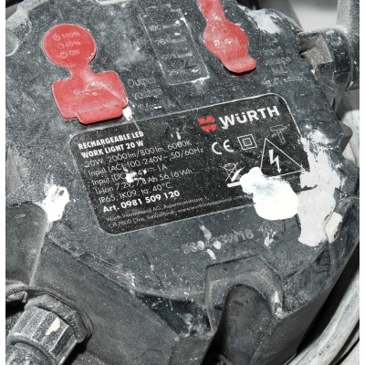 FOCO DE OBRA WURTH 20W