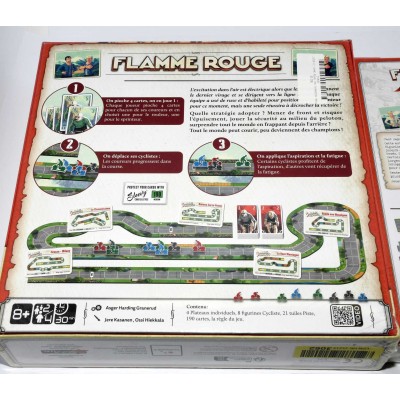 JUEGO DE MESA EN FRANCES LE FLAME ROUGE CON EXPANSION