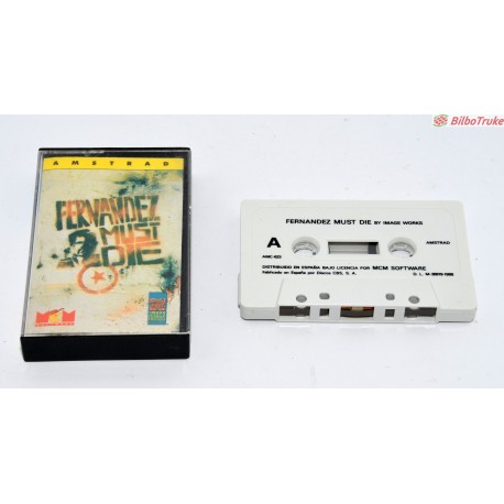 VIDEOJUEGO AMSTRAD FERNANDEZ MUST DIE