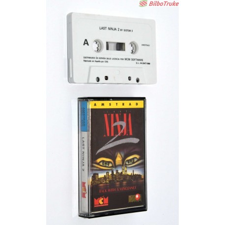 VIDEOJUEGO AMSTRAD LAST NINJA 2
