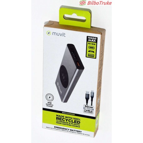 POWER BANK MUVIT 10000MHA 10W