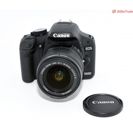 CAMARA REFLEX DIGITAL CANON EOS 500D + 18-55MM