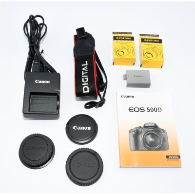 CAMARA REFLEX DIGITAL CANON EOS 500D + 18-55MM