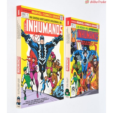MARVEL LOS HEROES MAS ASOMBROSOS INHUMANOS 1 Y 2
