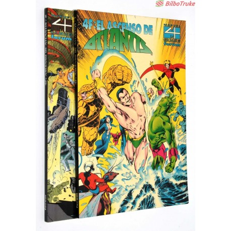 COMIC MARVEL LOS 4 FANTASTICOS ASCENSO DE ATLANTIS 1 Y 2