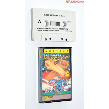 VIDEOJUEGO AMSTRAD BLOOD BROTHERS