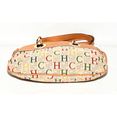 BOLSO DE TELA Y CUERO CAROLINA HERRERA